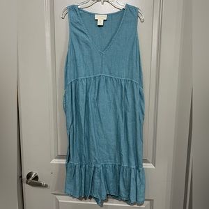 Cynthia Rowley denim dress. Only worn once, like new!